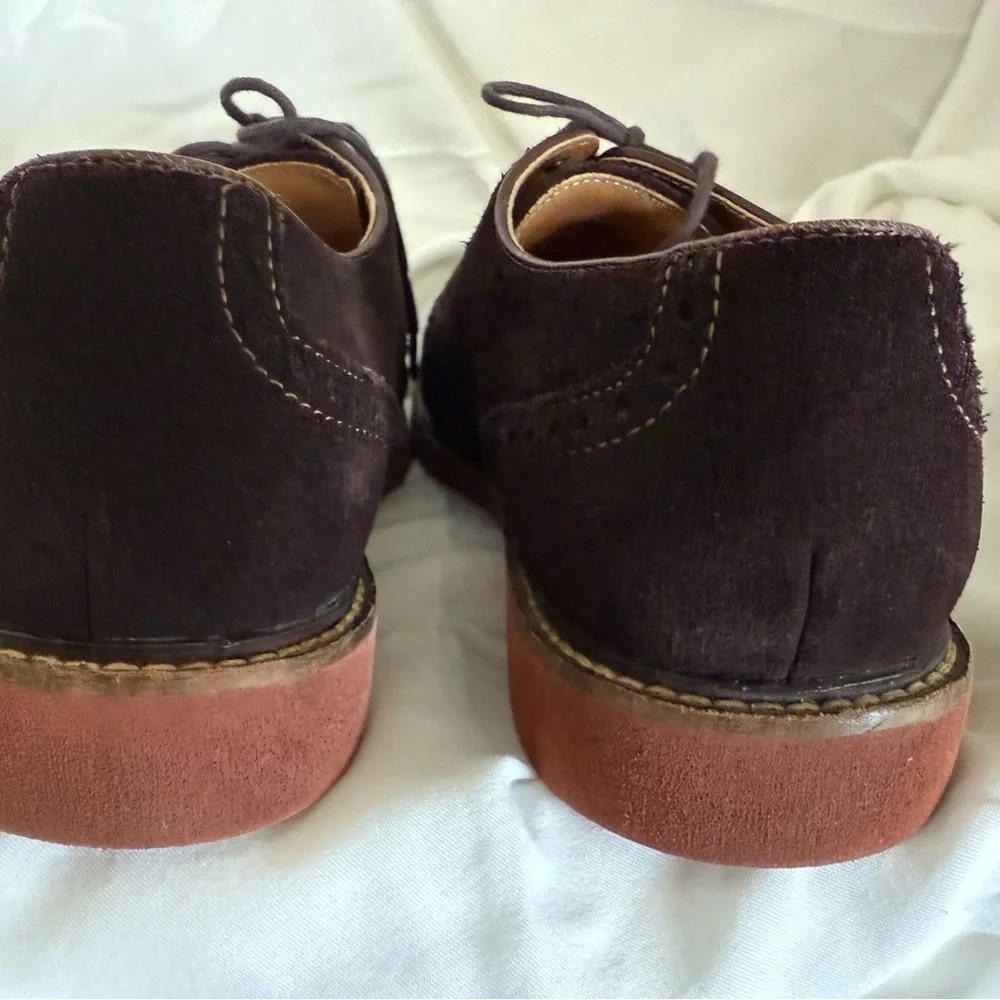 Cole Haan Franklin Classic Brown Suede Wingtip Lace Up Oxfords Men’s 10.5